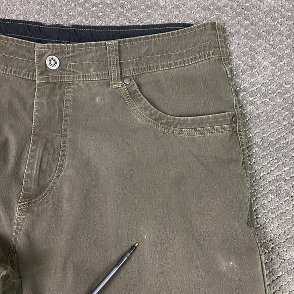 Kuhl Revolvr Pants Men's 38 x 32 Fits 38 x 30 Olive Green Hiking Outdoor - Picture 4 of 16